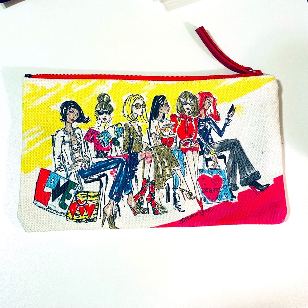 NWOT Brighton 2018 gwp Canvas Zipper Pouch